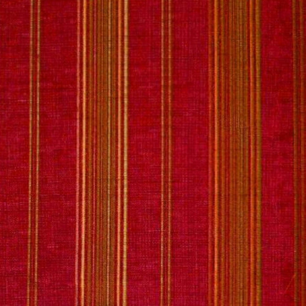 Gypsy Stripe Color Merlot/Gold Drapery fabric